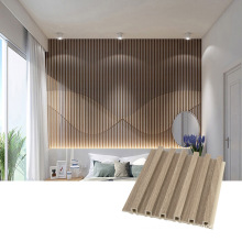 China Wholesale Wood Facade Wall Board Co-Extrusion Decorative WPC Exterior Wall Cladding